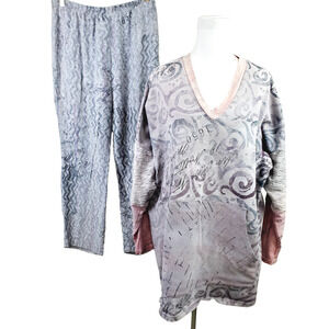 JG’s Mad Lab Womens OVERSIZED Pants & Tunic Top Set Art to Wear Lagenlook Unique